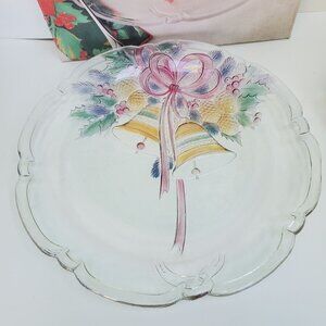 Mikasa Vintage Festive Bells 14 3/4" Hostess Platter